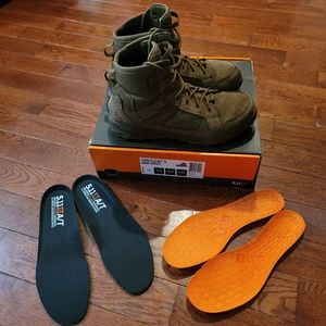 5.11 A/T 6" Non-Zip Boot 12440 Dark Coyote Men's Size 11.5 R Regular EC